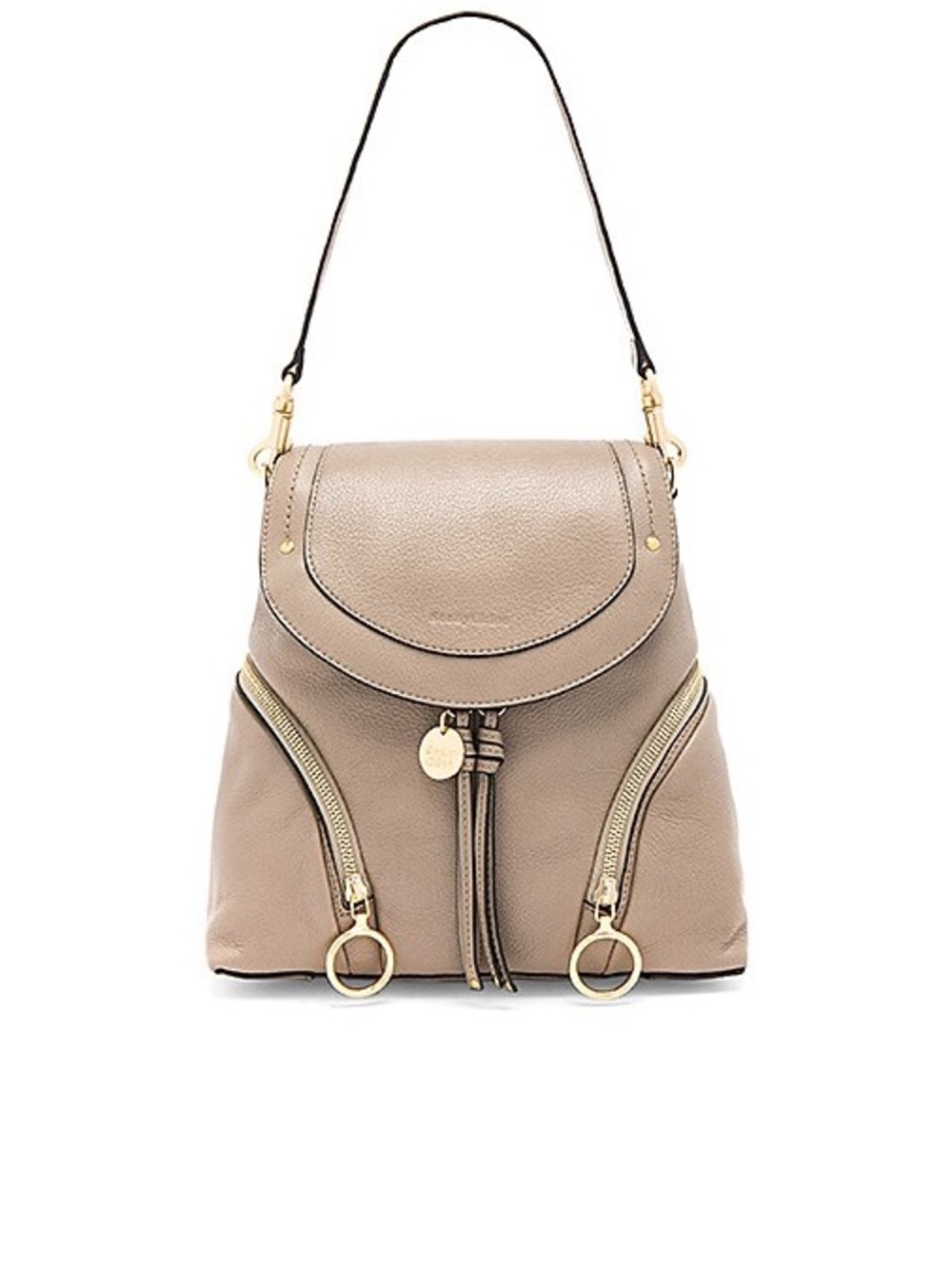 See By Chloé Olga Convertible Backpack in Motty Grey